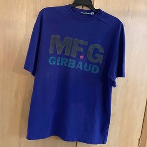 Vintage Marithe Francois Girbaud Designer Distressed Shirt Graphic Logo Shirt XL